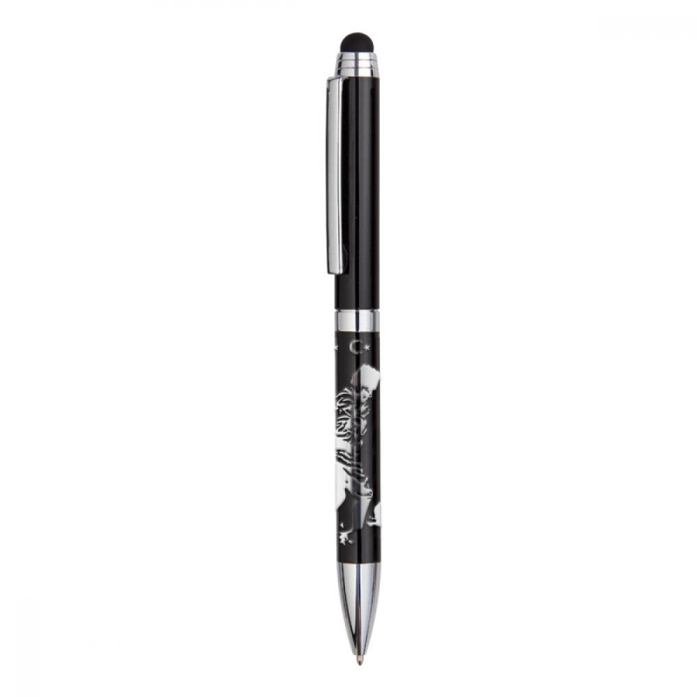 Atatürk Figürlü Touchpen Metal Tükenmez Kalem